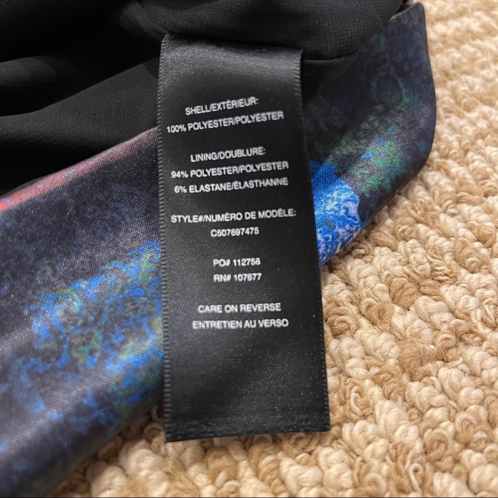 Alice + Olivia Clyde A-Line Shift Patchwork Dress… - image 7